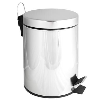 Papelera Inox 5L Brillo